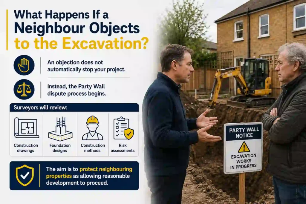 The Complete Guide to Section 6 Excavation Notices 3 What Happens If a Neighbour Objects to the Excavation Dagenham